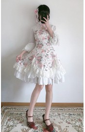Strawberry Witch Chinese Style Wan Qing One Piece